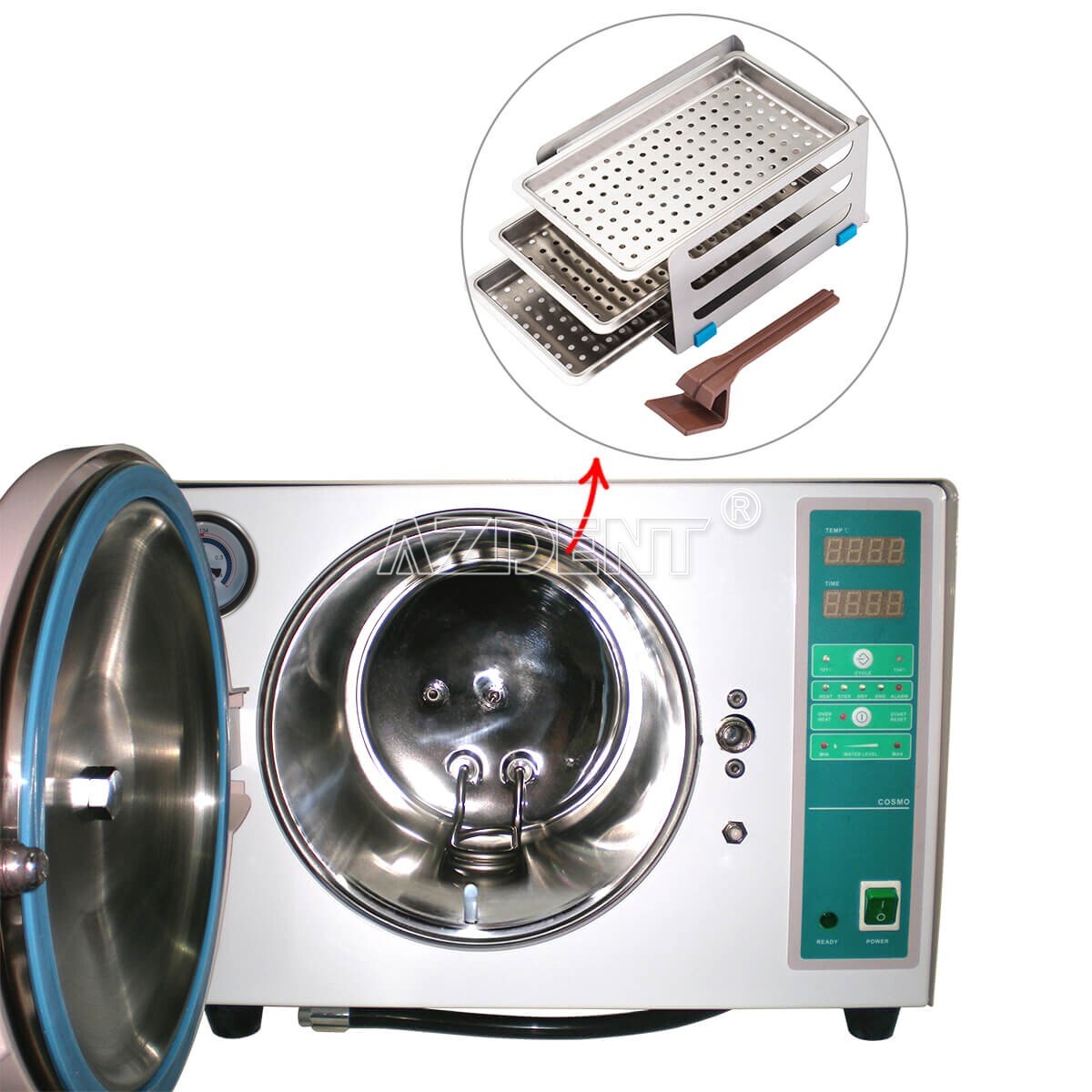Dental Class B Autoclave Steam Sterilizer with Vacuum Drying & Built-in Printer
