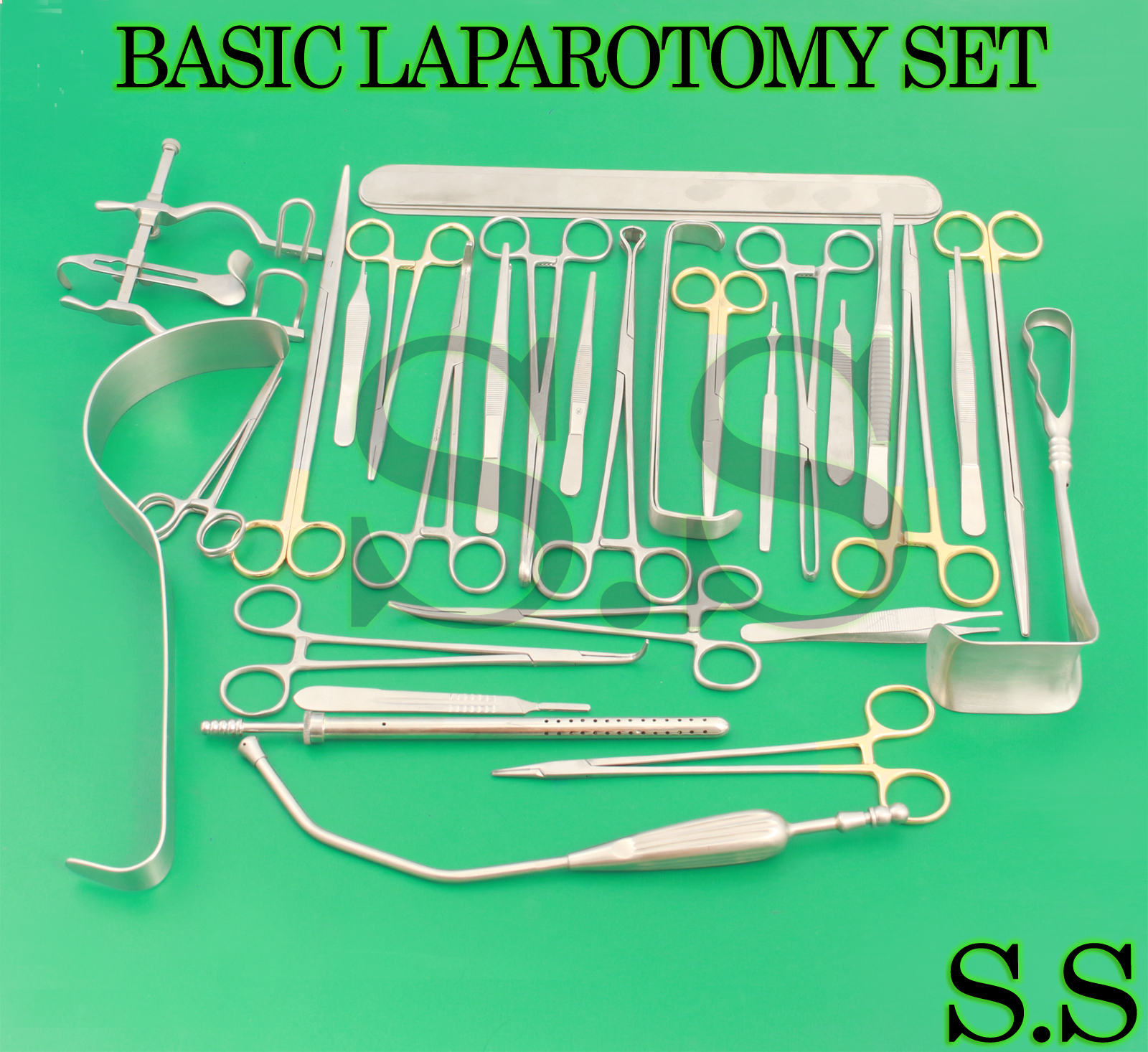 BASIC LAPAROTOMY Set of 104 Instruments DS-988
