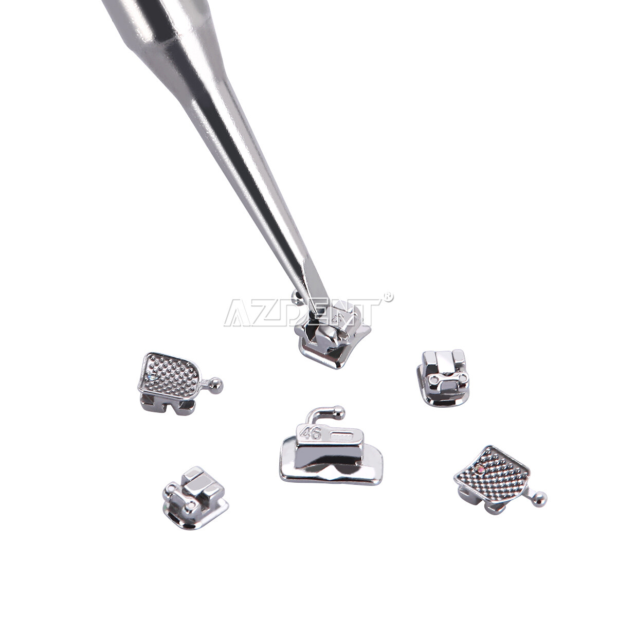 10x Dental Ortho Passive Self Ligating Brackets Mini ROTH022 Hk345 w/Buccal Tube