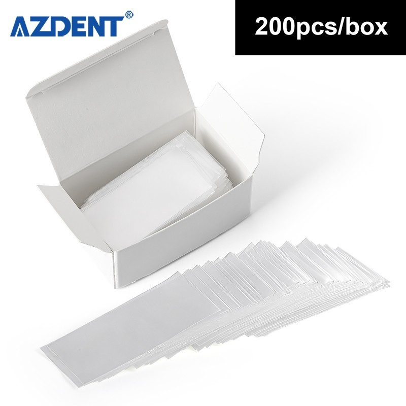 200pcs Dental Panorama Bite Block Cover Sleeves Protective X Film/1″x2″ transpar