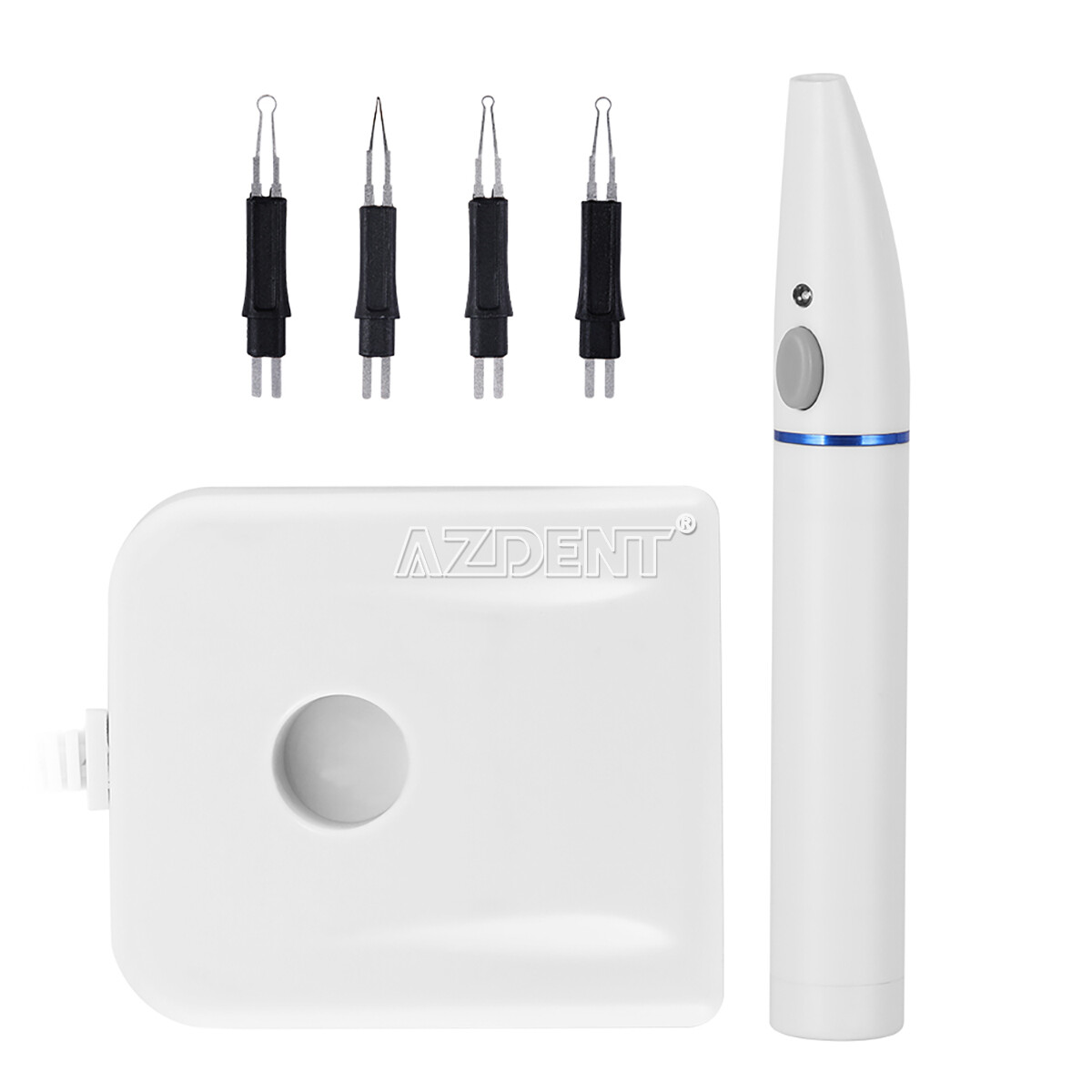 AZDENT Dental Endo Cordless Gutta Percha Tooth Gum Cutter Cut off with 4 Tips
