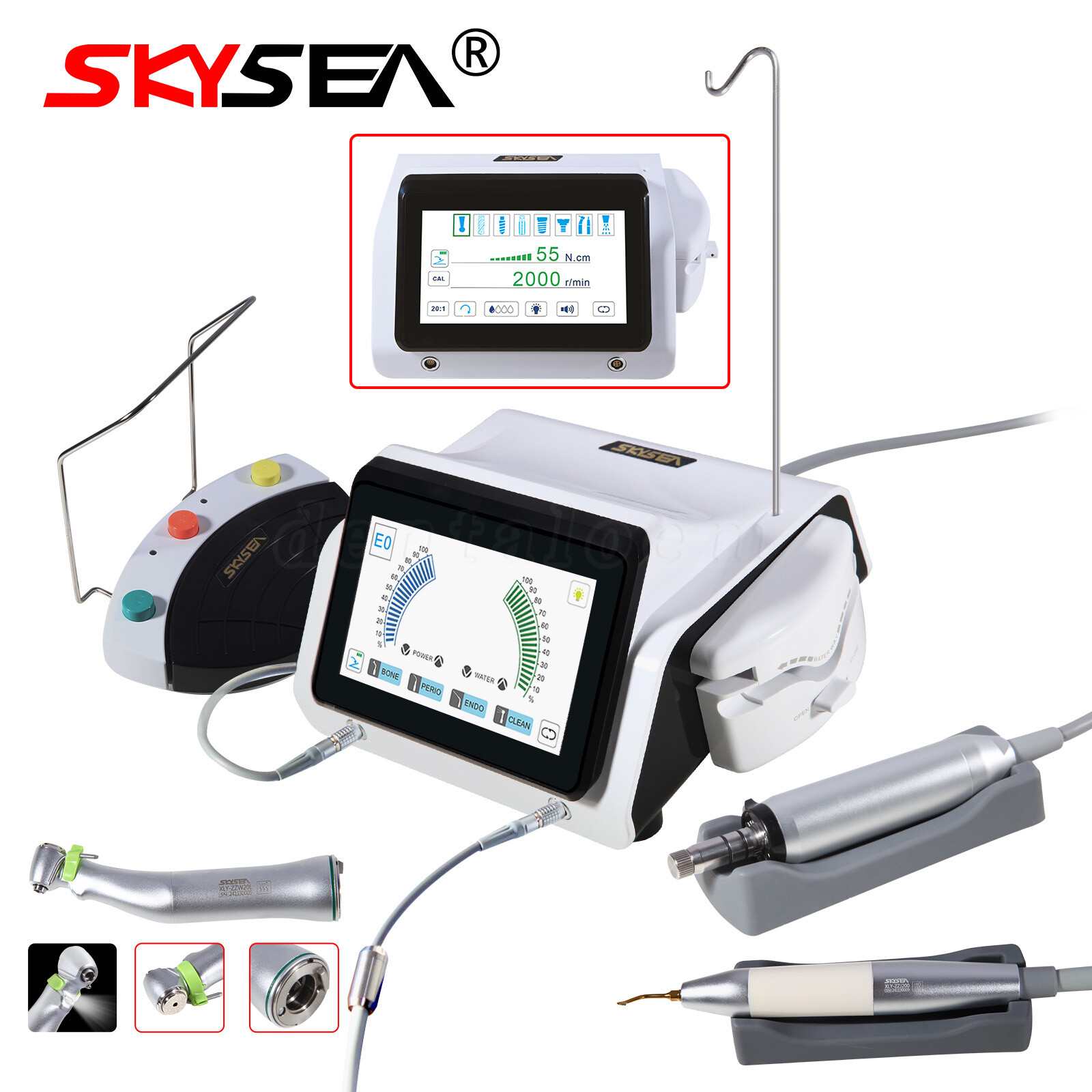 Dental Piezo Motor Surgery &Implant Device 2 IN 1 Bone Cutter Knife TOUCH US-OR
