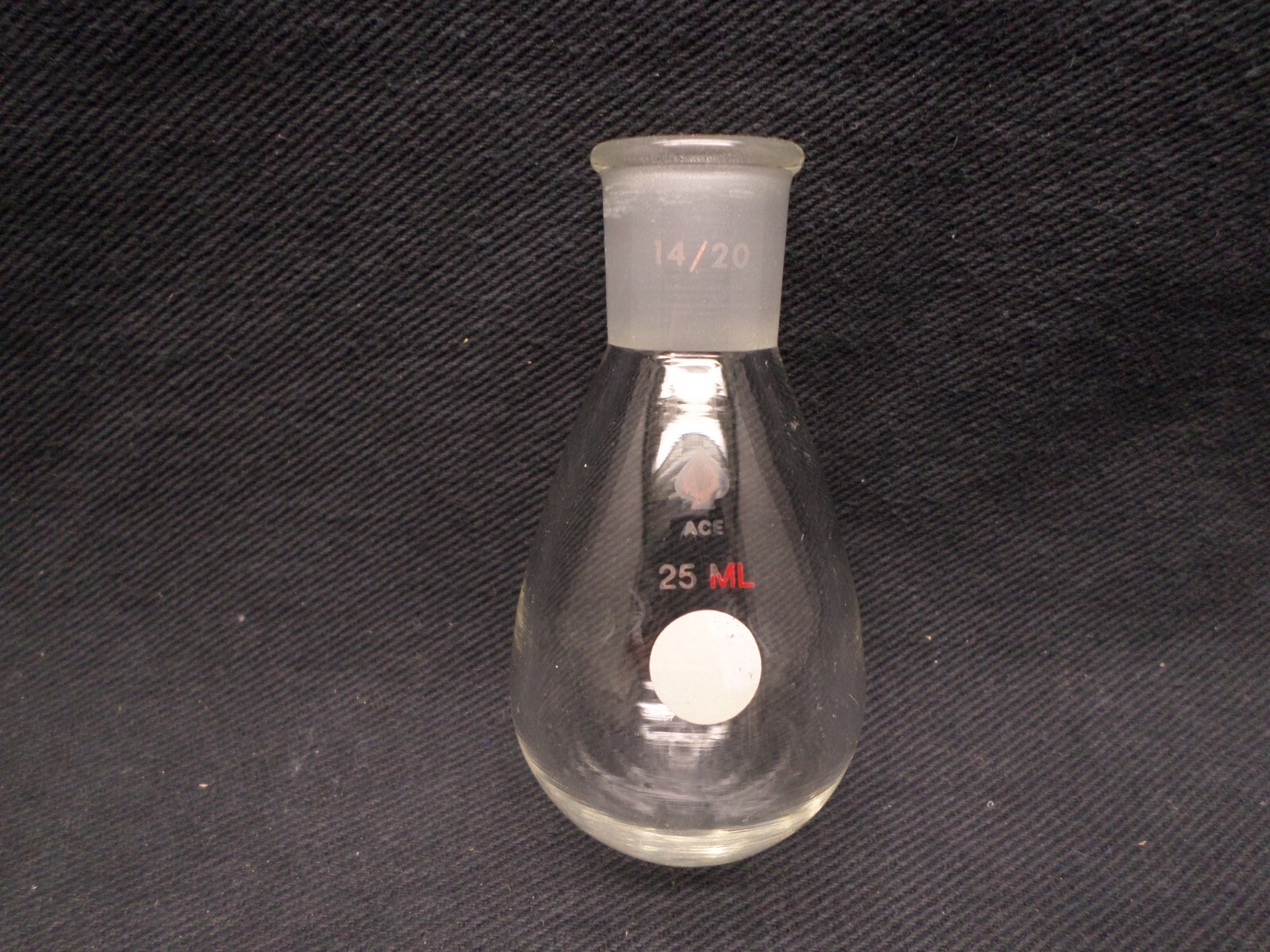 ACE Glass 14/20 Joint 25mL Rotary Evaporating Recovery Flask Single Neck 9470-04