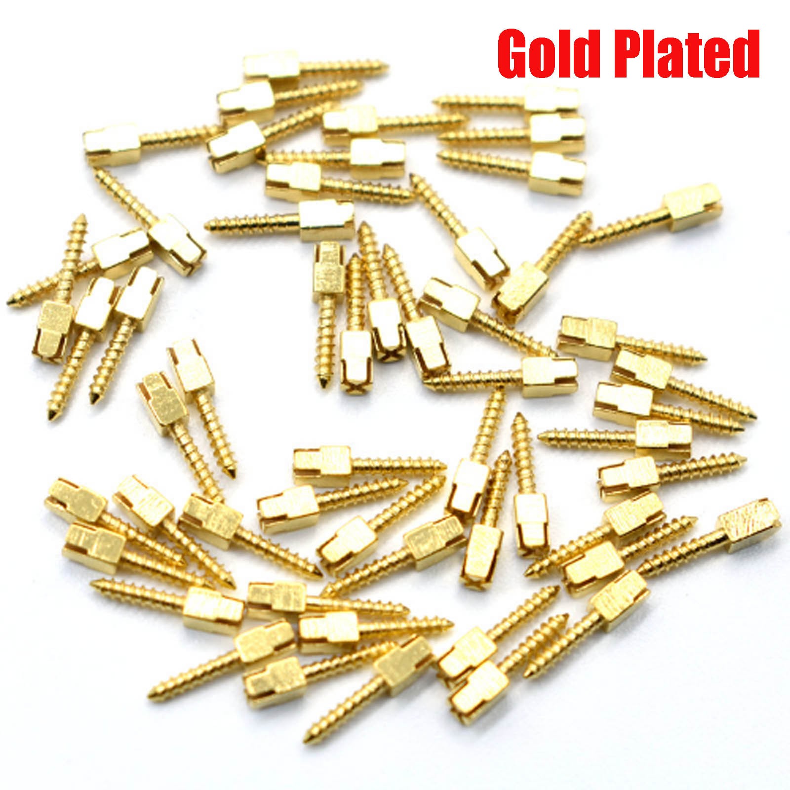 Dental Endo Pure Gold plated Conical Screw Posts Assorted Root Canal Dental