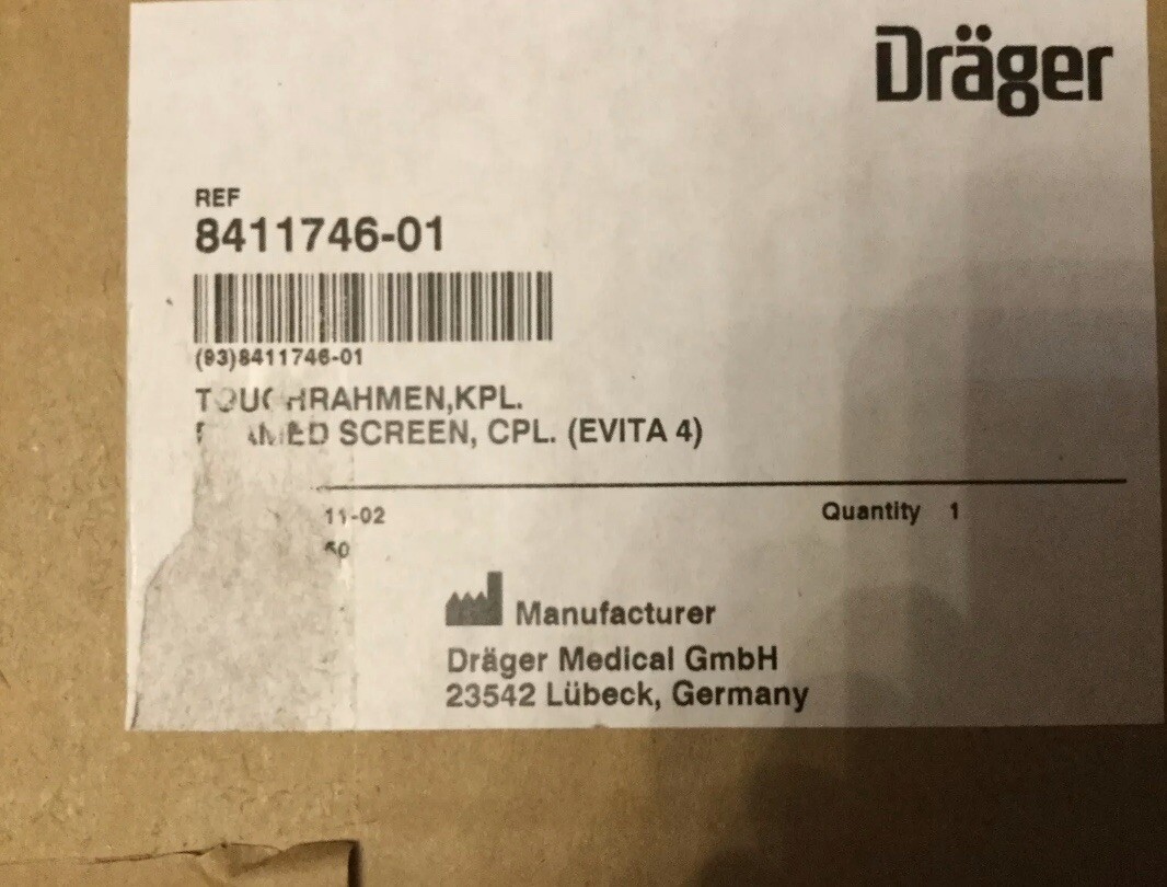 Touch Screen for Dräger Evita XL 8415947 Digitizer Drager Ventilator