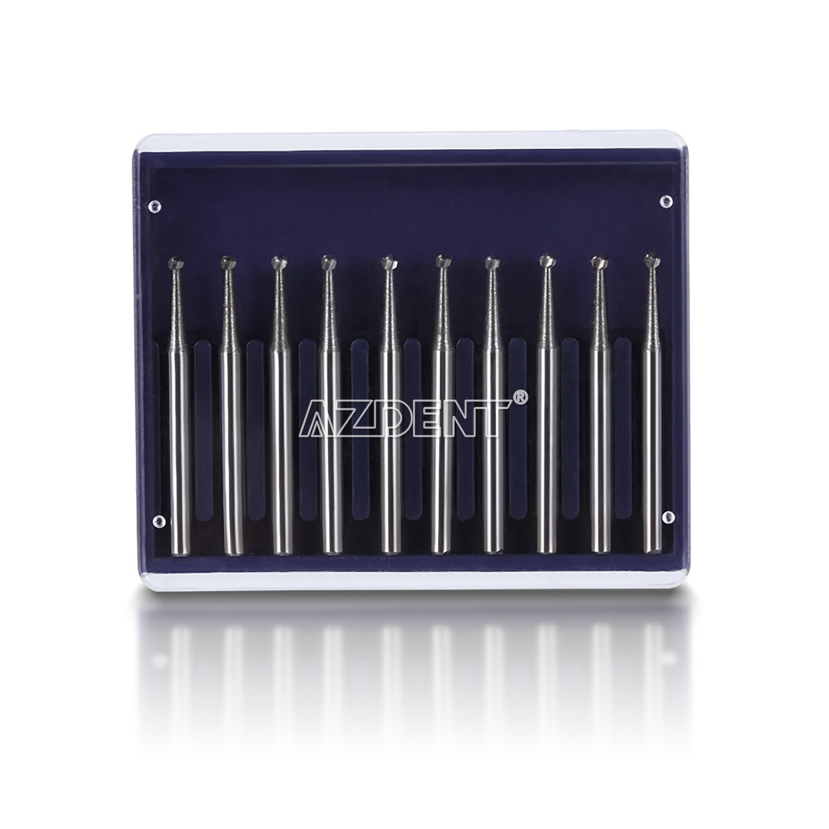 AZDENT Dental Tungsten Steel Carbide Cutting FG Burs for High Speed Handpiece