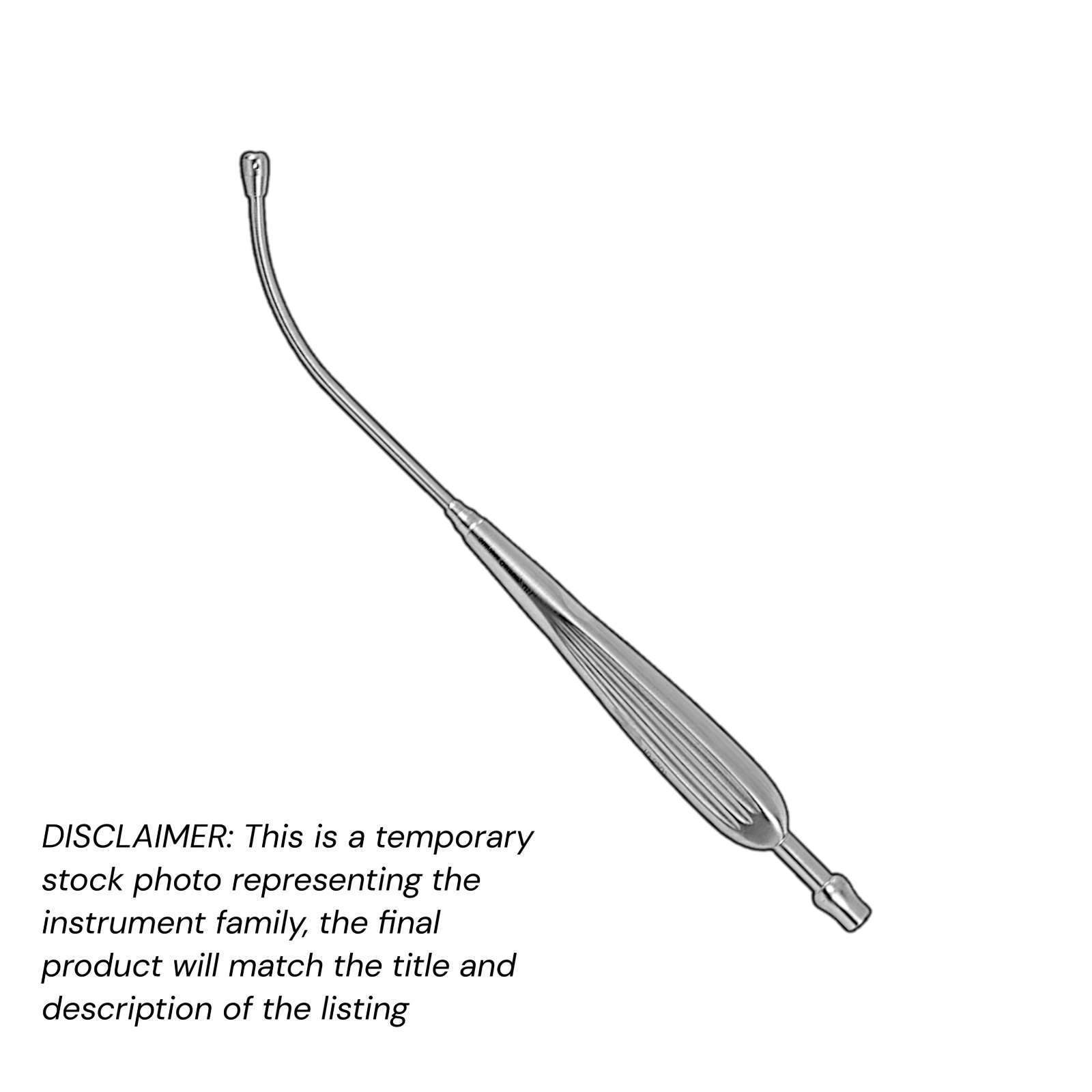 Andrews-Pynchon Suction Tube 9.5″ Ang Curve Narrow Hndl Stainless EZTEK Premium
