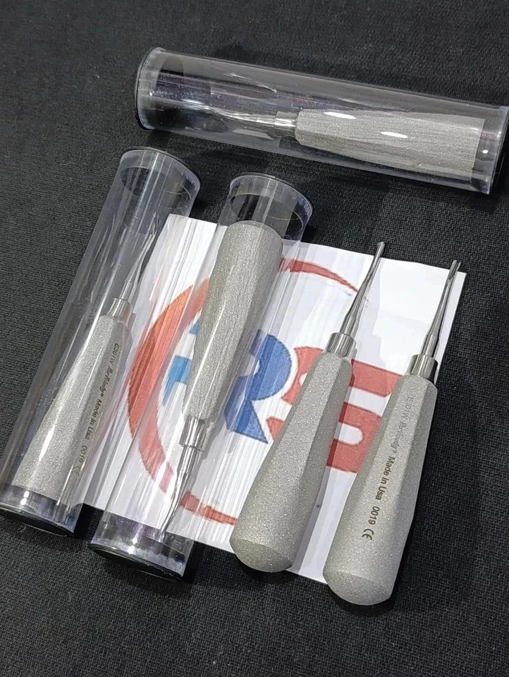 Lot of 5 PCS Hu-Friedy Dental Elevator Combo Apexo E301,E302,E303