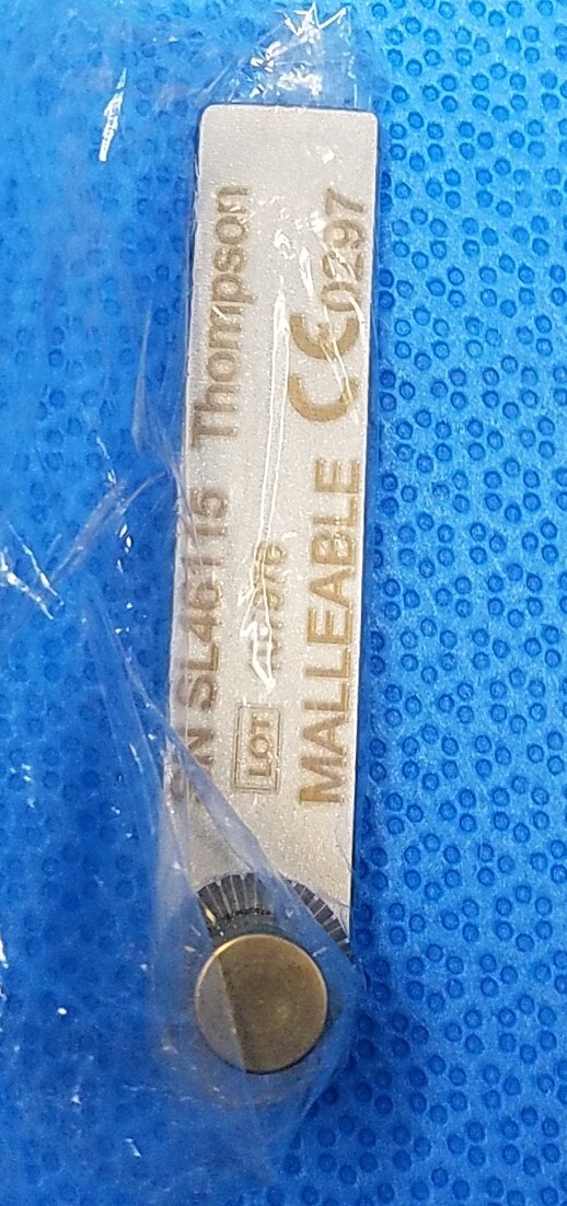 Thompson SL46115 Malleable Retractor Blade, 1/2″ x 2 1/2″
