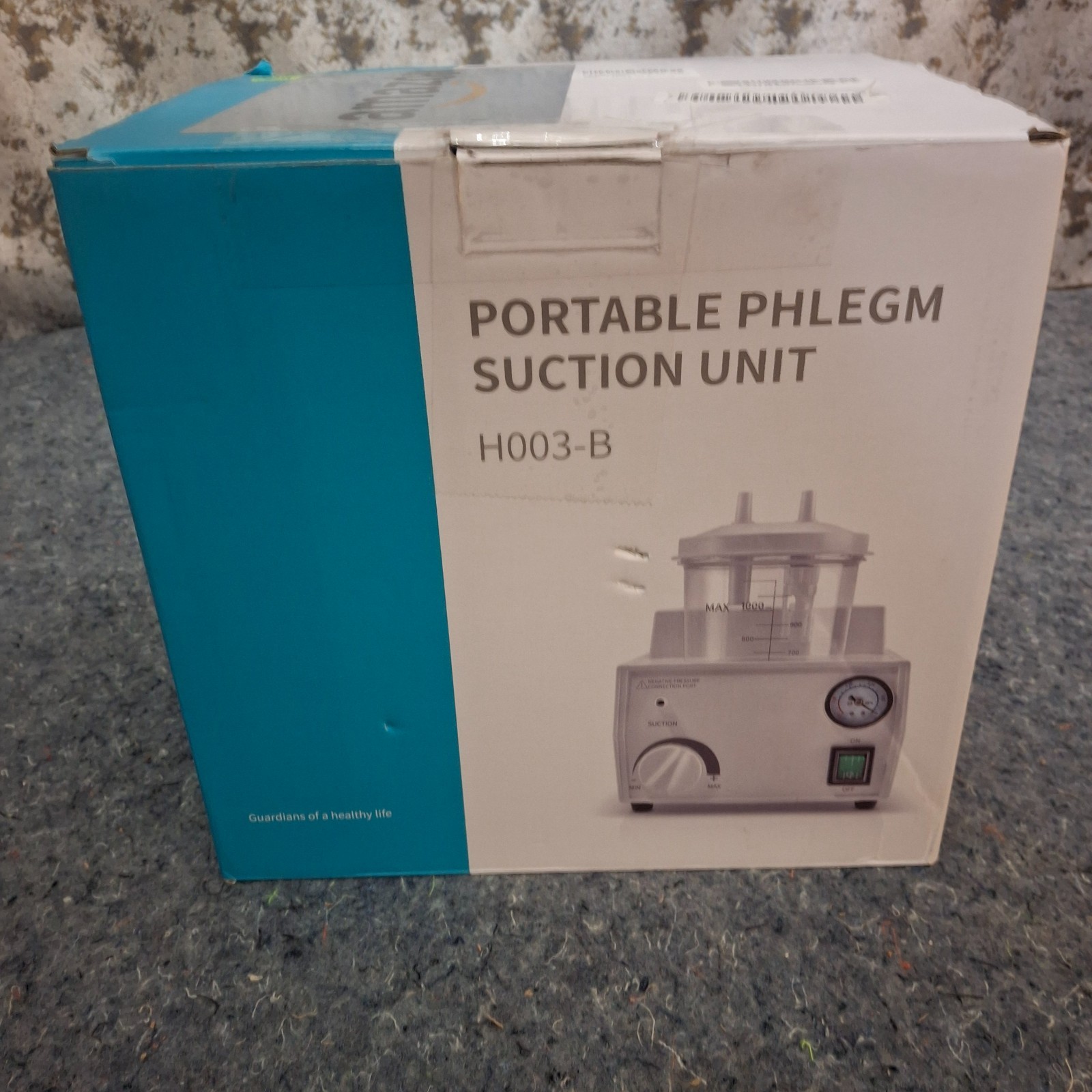 Portable Veterinary Phlegm Suction Unit Machine H003-B White