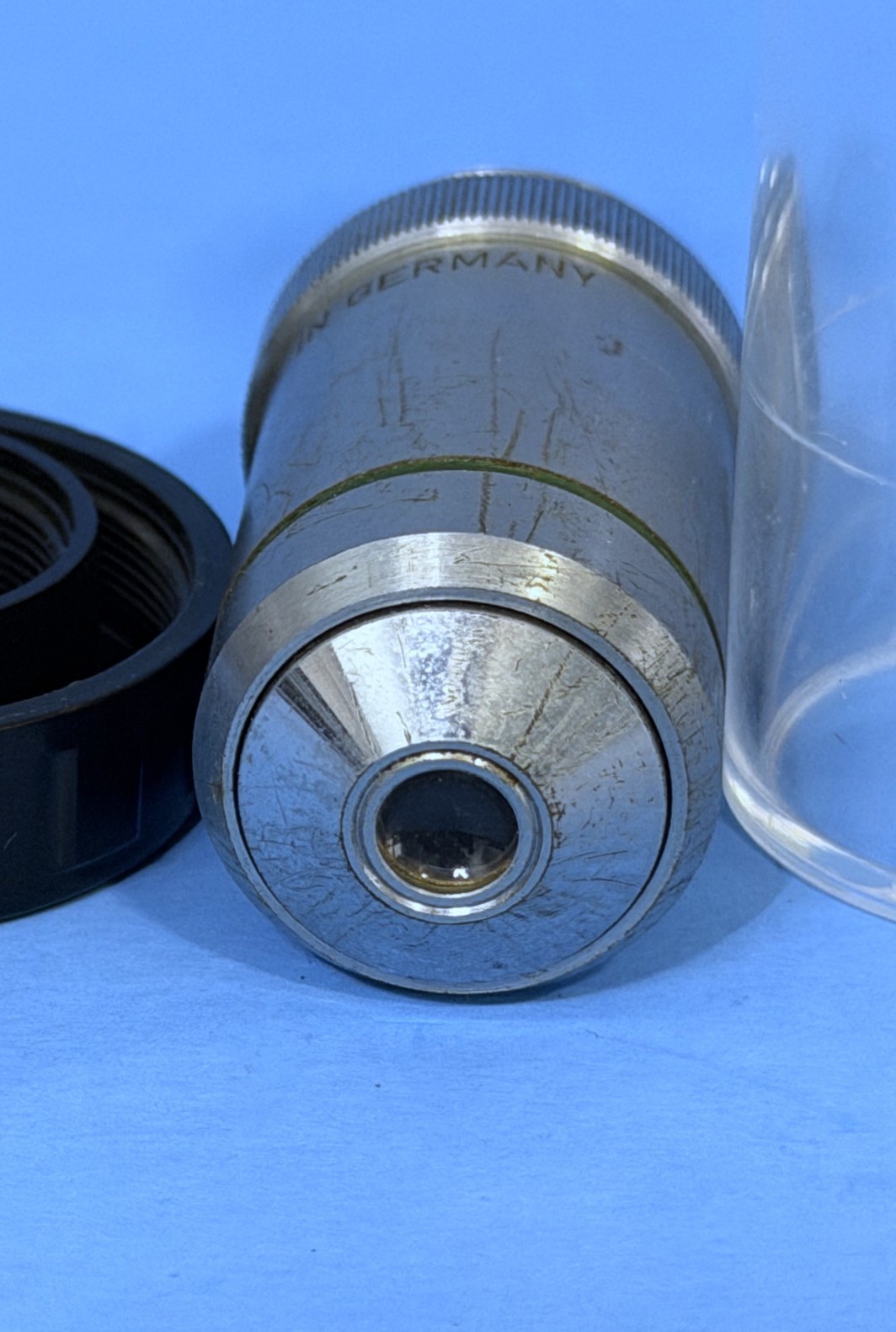 Microscope Objective Lens Set – 10/ 0, 30 – 40/ 0, 65 – 100/ 0, 30 OIL – GERMANY