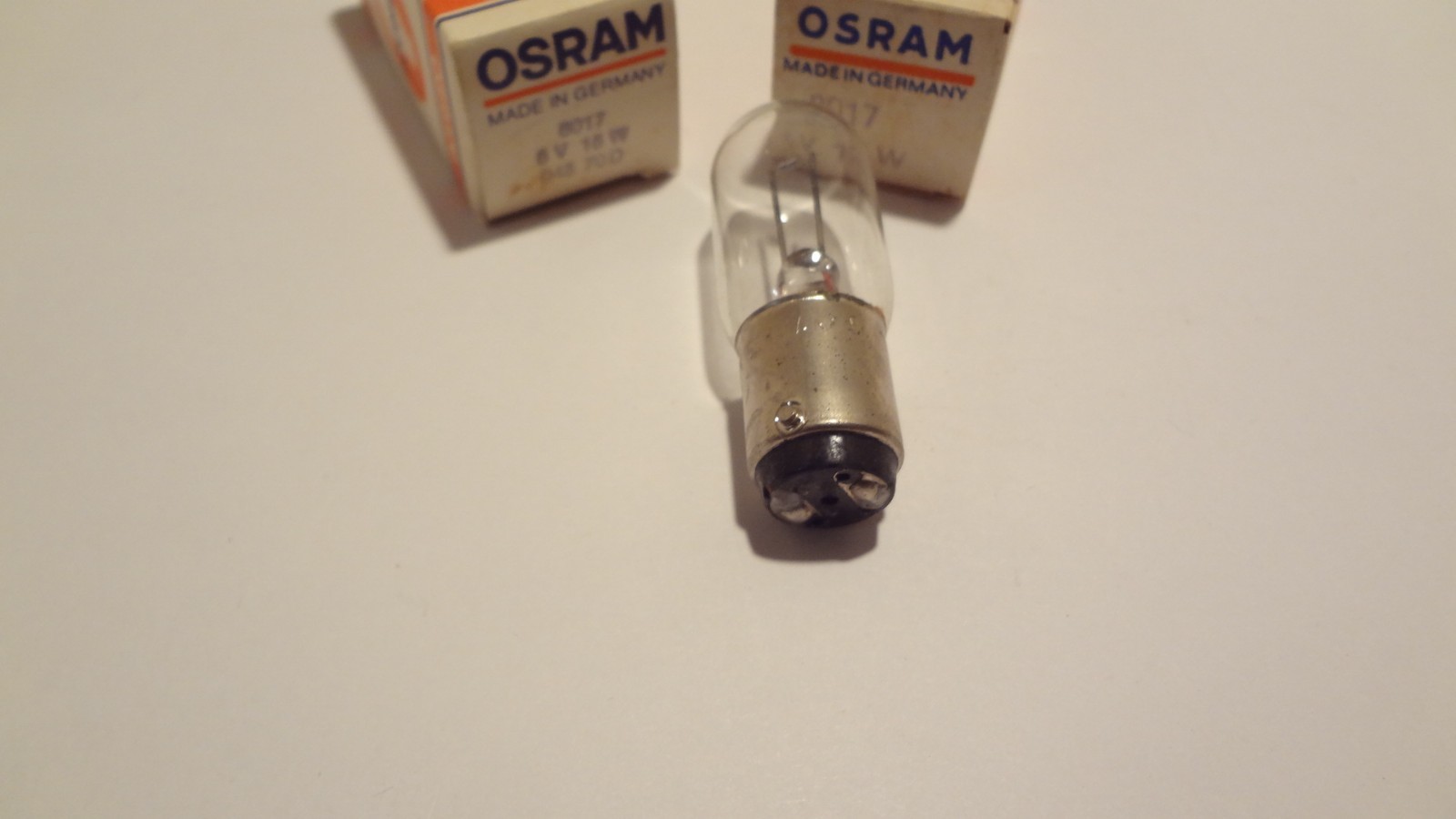 OSRAM BULBS # 8017 6VOLT 15 WATT QTY (2ea)