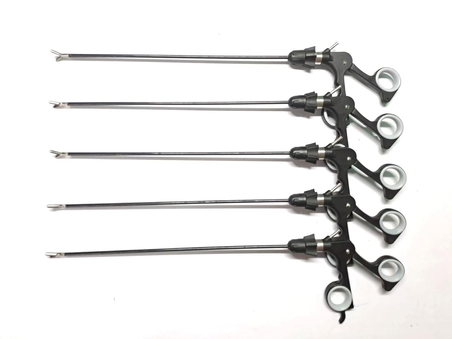 laparoscopic standard plain grasper forceps surgical instruments set 5mm 5pc