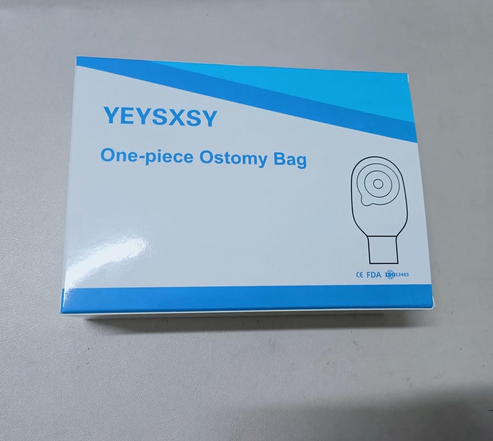 YEYSXSY Urostomy Supplies Medicals Drainable 10 Count (Pack of 1), White