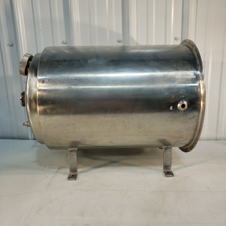 Stainless Steel Positive Pressure Chamber Cylinder Horizontal Custom Stand 12″ D