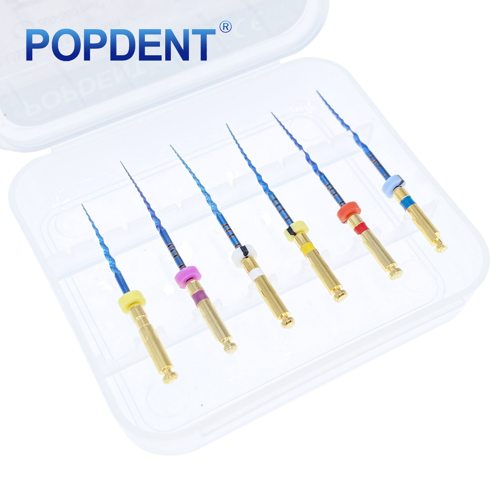 POPDENT Dental Endo Rotary Files X-Pro Gold Taper NITI Endodontic Root Files
