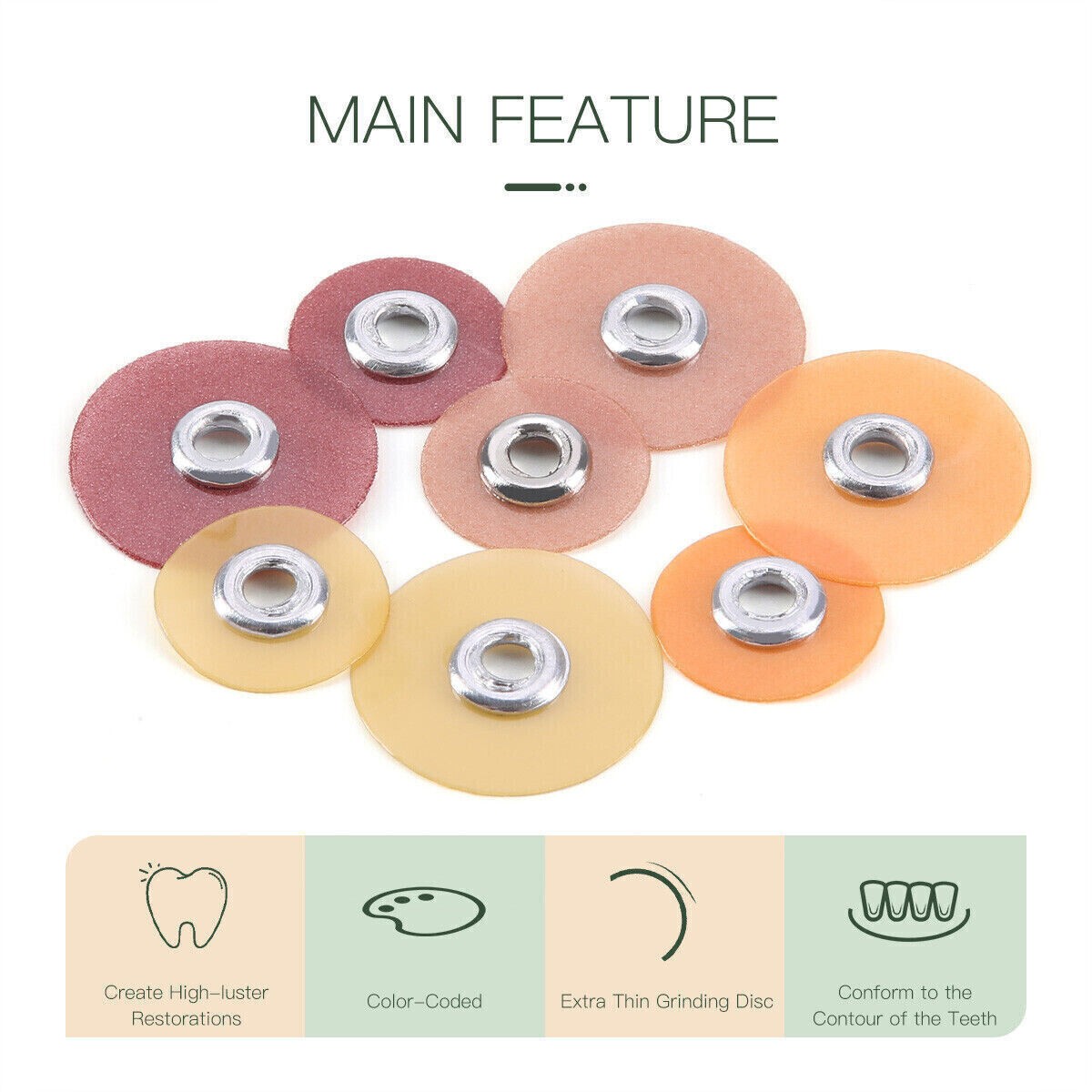 Dental Sof-Lex soflex Contouring Polishing Discs Coarse/Medium Fine/Superfine