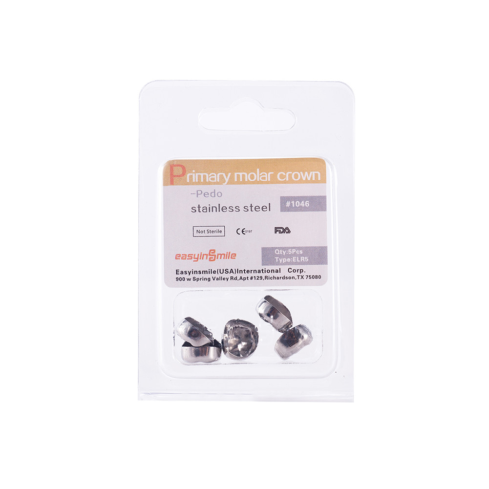 48/96Pc Dental Molar Crown teeth Kit Preformed Stainless Steel Kids/Adult Crowns