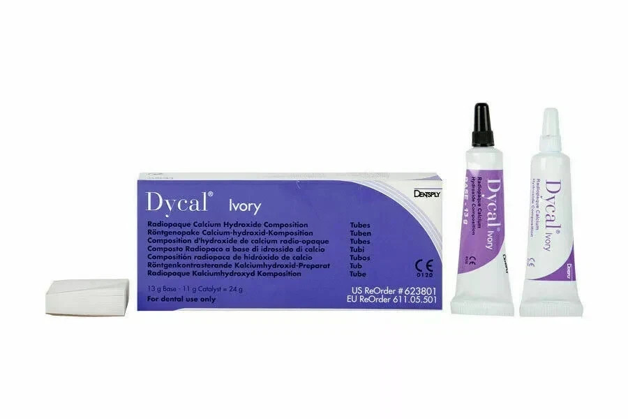 Dycal Ivory Dentin Radiopaque Calcium Hydroxide Dental Pulp Capping free shipp