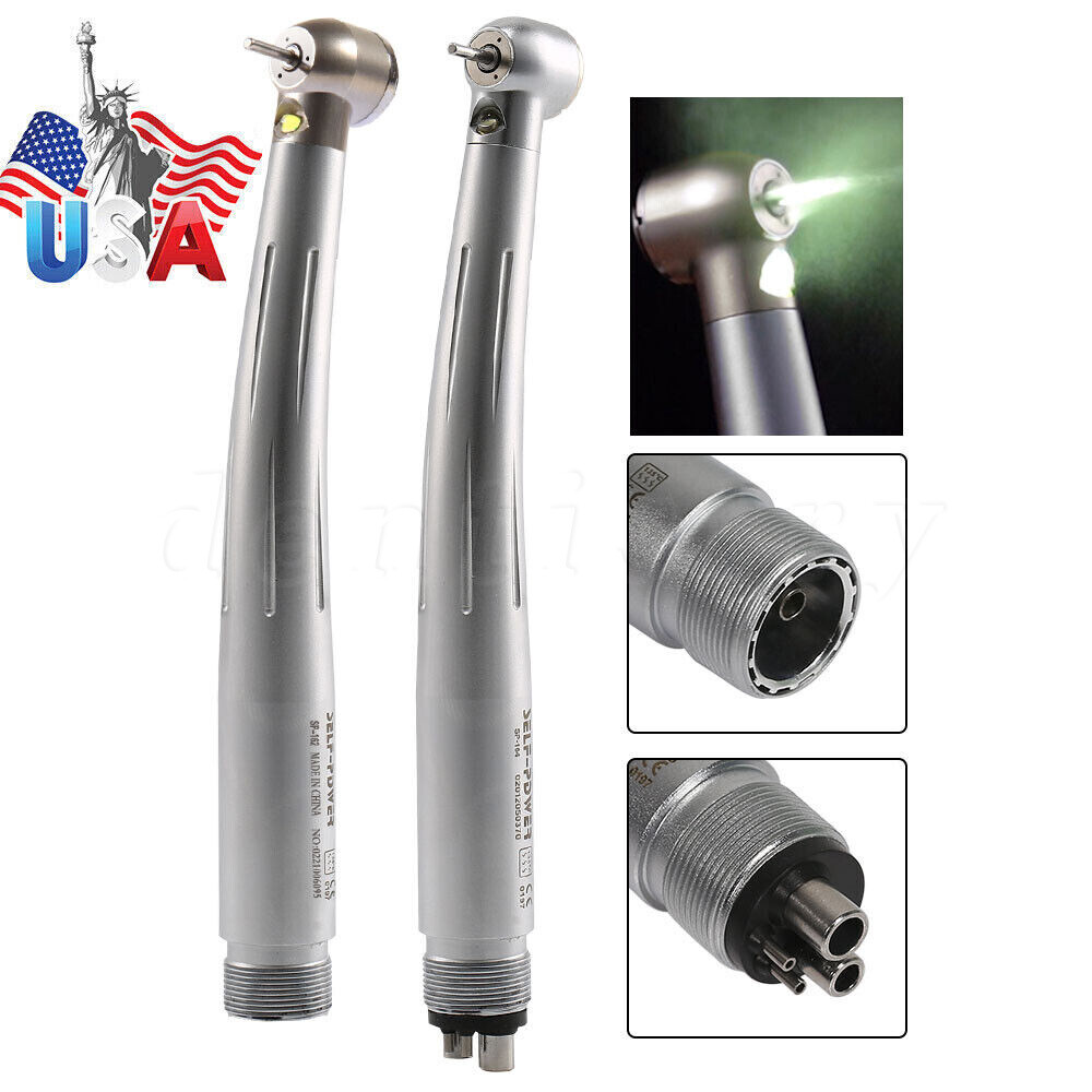 NSK Style Dental LED Fiber Optic E-generator/ High Speed Handpiece Turbine 2/4H