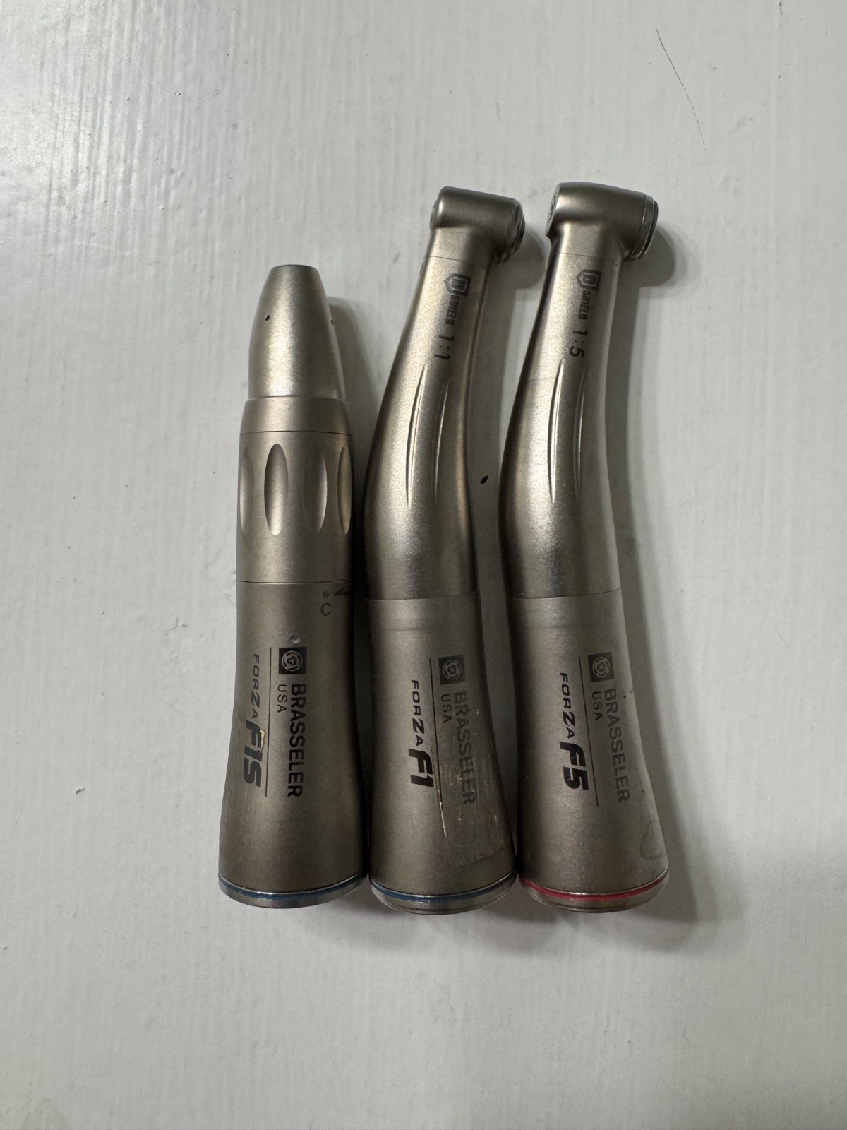 Brassler USA Dental Handpieces (set of three): Fast Speed, Slow Speed, Straight