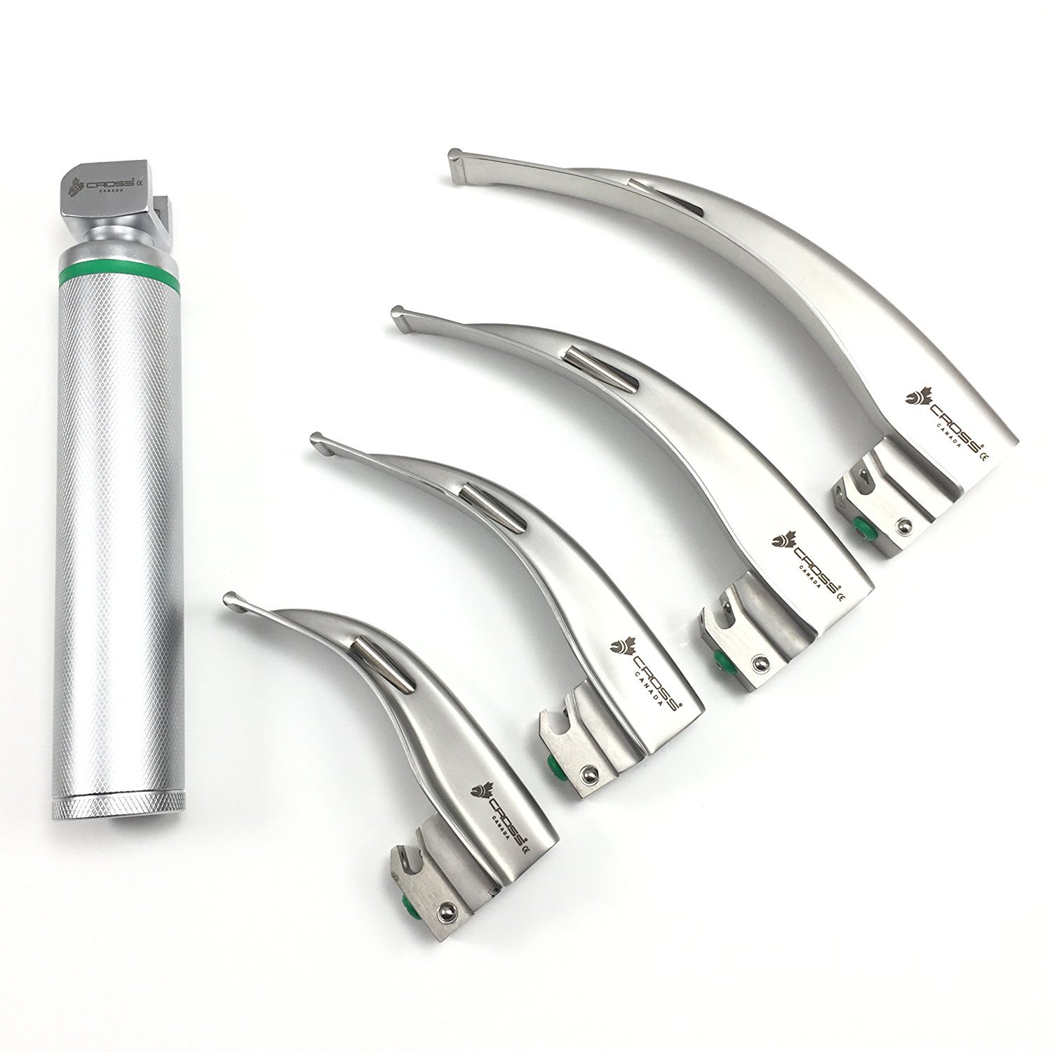 Cross Canada 16-010 LED Fiber Optic Macintosh Laryngoscope Set
