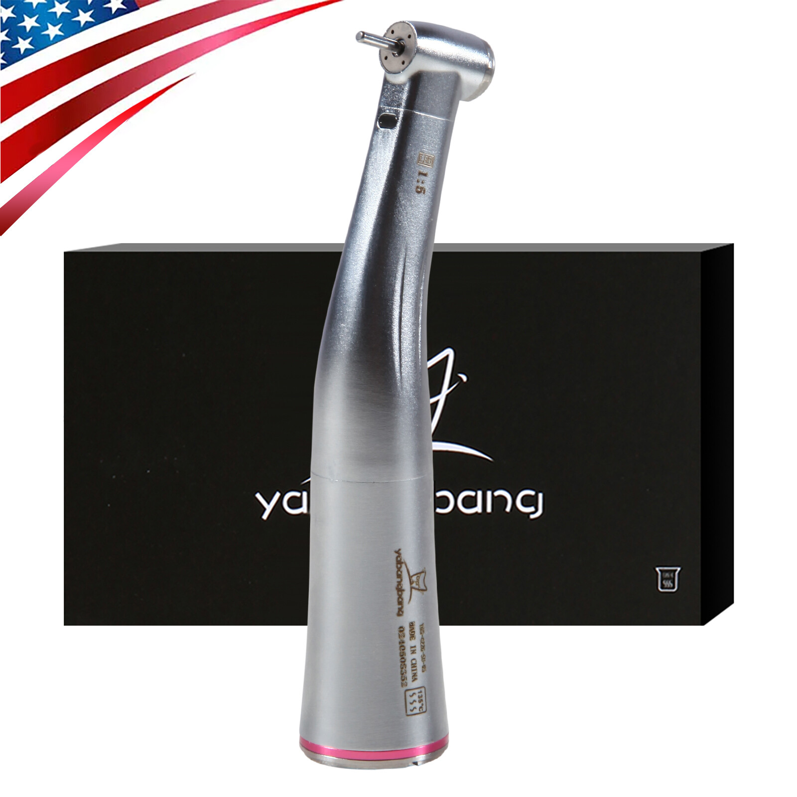 Dental 1:5 LED Contra Angle Handpiece FOR Electric Motor MT2 MT3