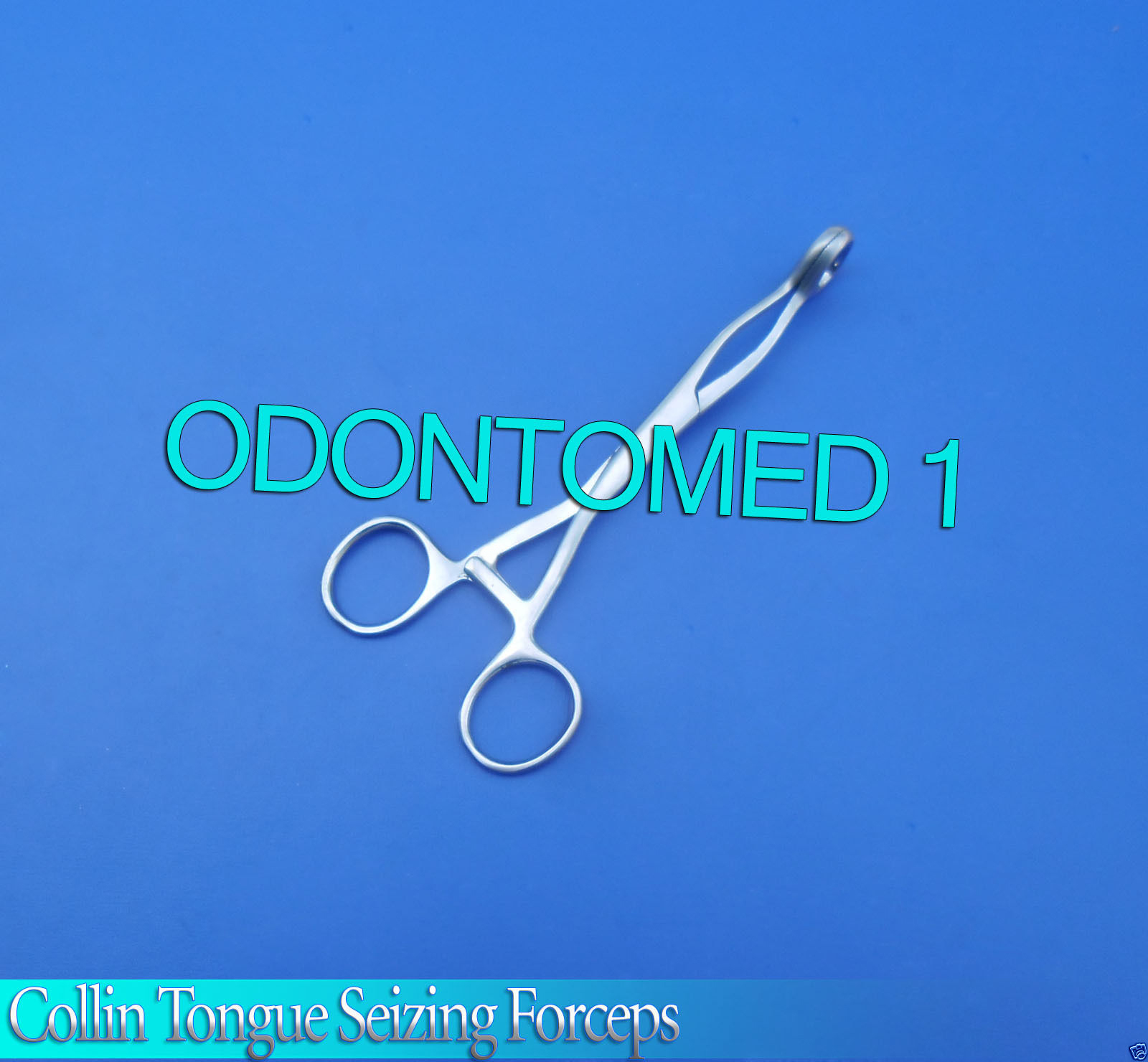 3 Pcs Surgical Collins Tongue Seizing Forceps 6.5″ Jaws Wide 20mm Tools