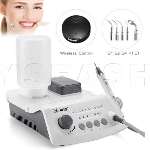Dental Wireless Control Ultrasonic Scaler LED Handpiece /G1, G2, G4, P1, E1 Tips