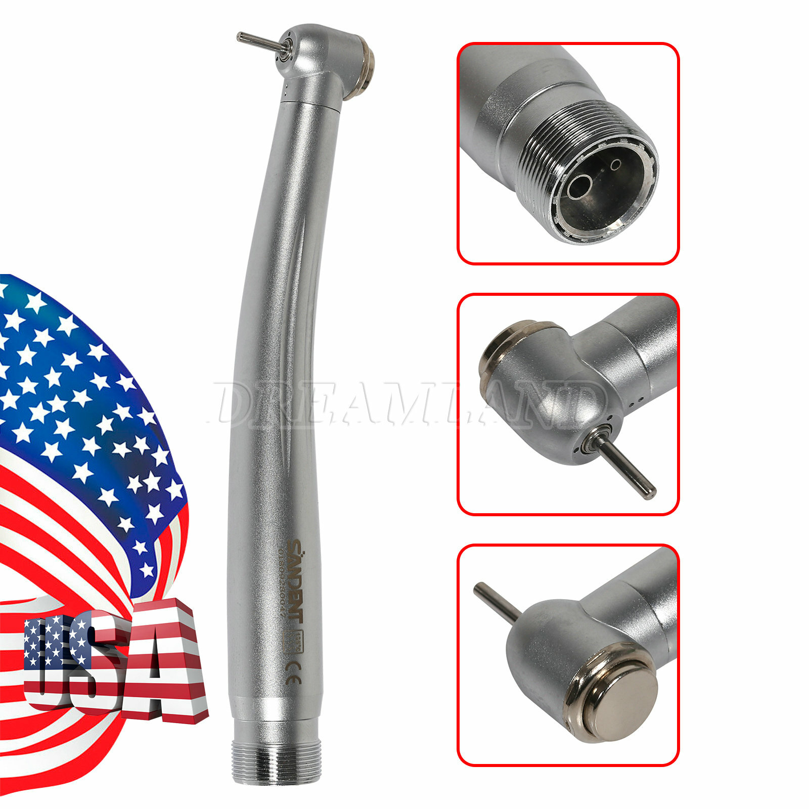 1-5* 2-Holes (LED E-generator) Dental High Speed Handpiece Fit NSK B2 USPS
