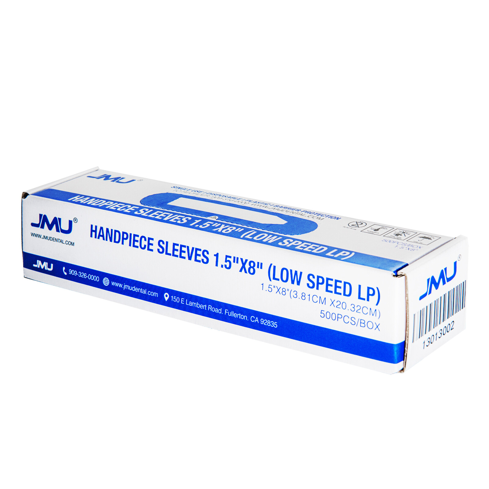 500Pcs Disposable Dental Low Speed Handpiece Sleeves Clear Plastic Cover 1.5″X8″