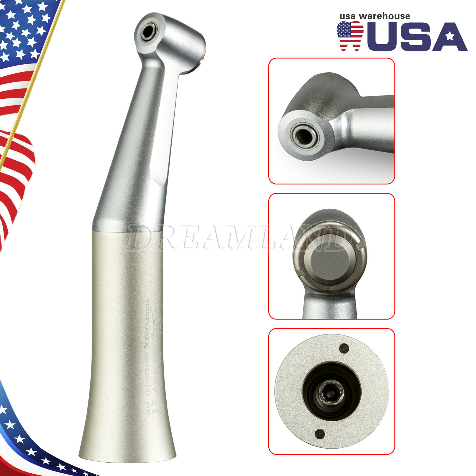 NSK Style Dental Slow Low Speed Handpiece Straight Contra Angle Air Motor 2H/4H