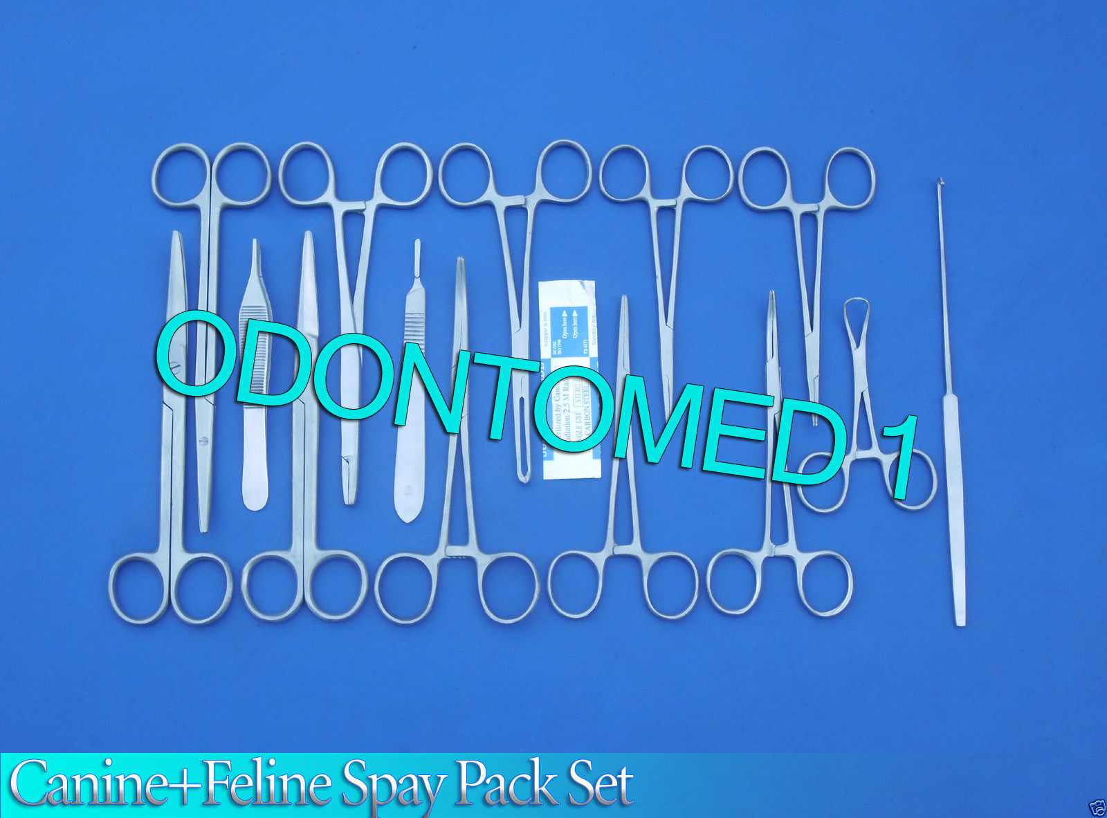 90 Pcs Canine+feline Spay Pack Veterinary Surgical Instruments Ds-1083