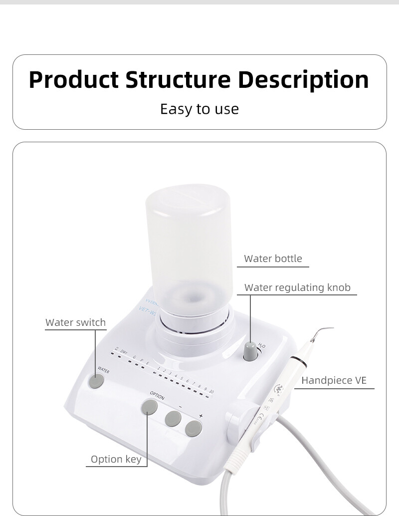 Dental Wireless LED Curing Light 1s Resin Cure Lamp Orthodontic Instruments Tool