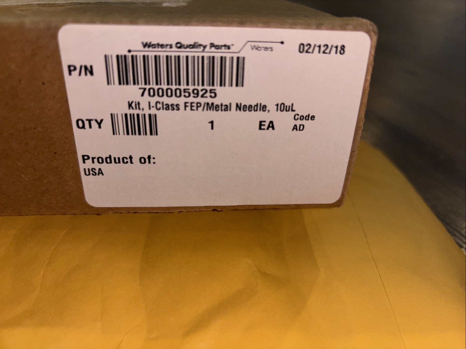 Waters – Kit I Class FEP/Metal Needle 10ul – PN-700005925