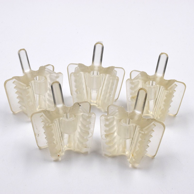 Dental Bite Block Mouth Prop Saliva Ejector Suction Tip Clear/Silicone Retractor