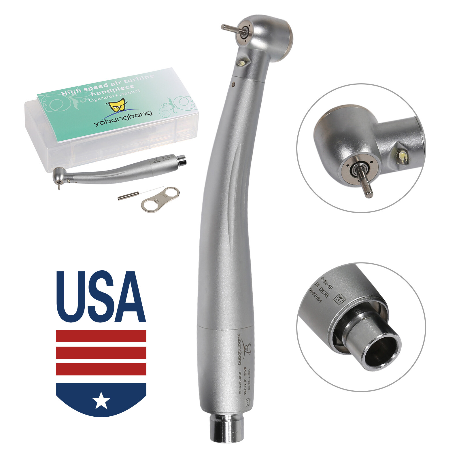 Large Torque Dental High Speed Handpiece LED E-genaerator For NSK Coupler 1-10X
