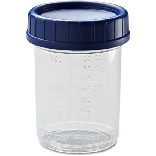 *100-Packs* Medline Click-n-Close Specimen Container With ID Label 4oz DYND30389