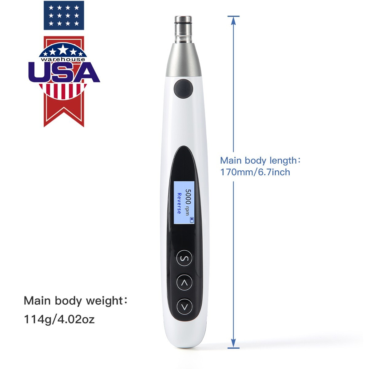 Dental Hygiene Prophy Handpiece 360° Swivel/Air Motor 4H/Air Flow Teeth Polisher
