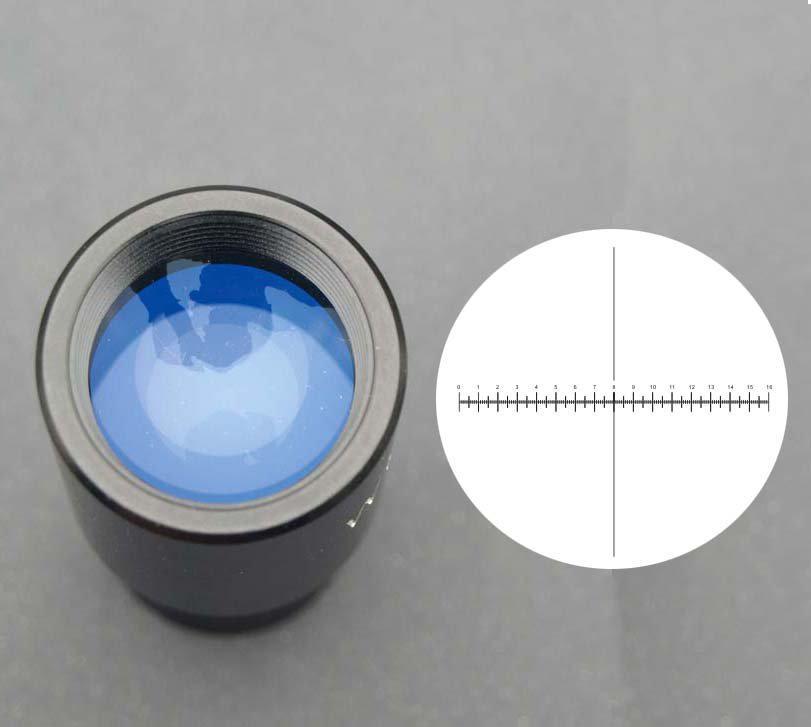 1PCS 10x 23.2mm Widefield Eyepiece w/0.1mm Micrometer for Biological Microscope