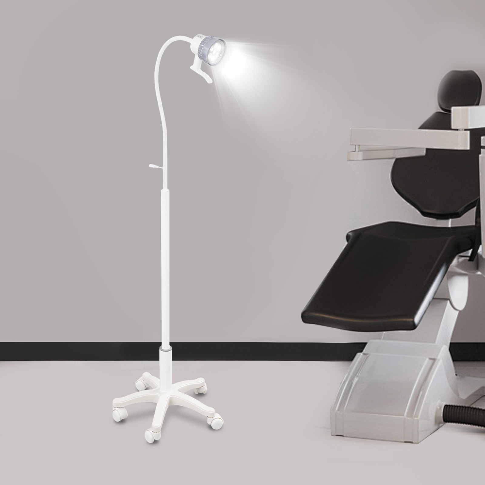 Exam Light 12W LED Medical Exam Lamp Mobile Surgical Examination Lamp 500mA