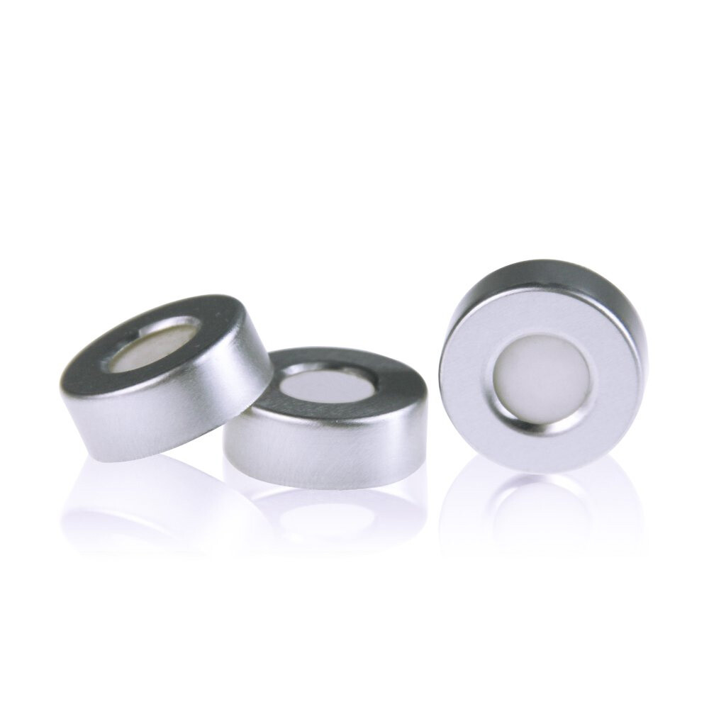 Simpure 5000pcs 20mm Crimp Top Caps Aluminum Crimp Seal for 10ml 20ml HPLC Vials