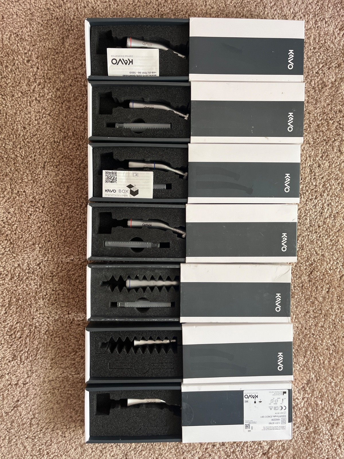 Kavo Mastermatic LUX M25 L, LUX M25 L slow, LUC M20 L, LUX E20 L, LUX M10 L, etc