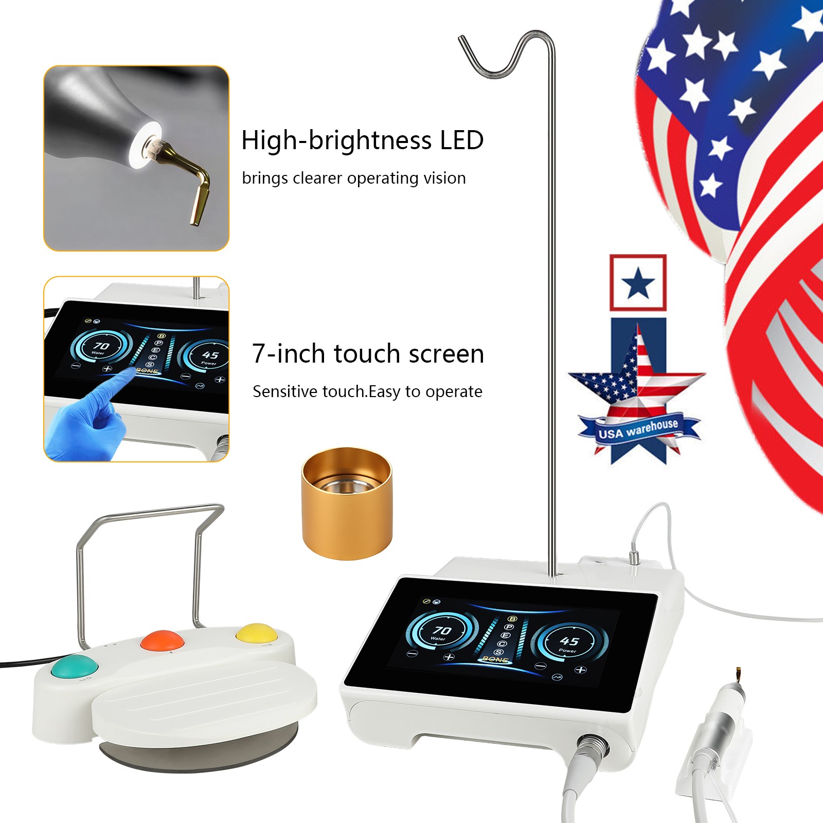 Dental AI Surgery Smart Piezo Ultrasonic Bone Surgery Cutter
