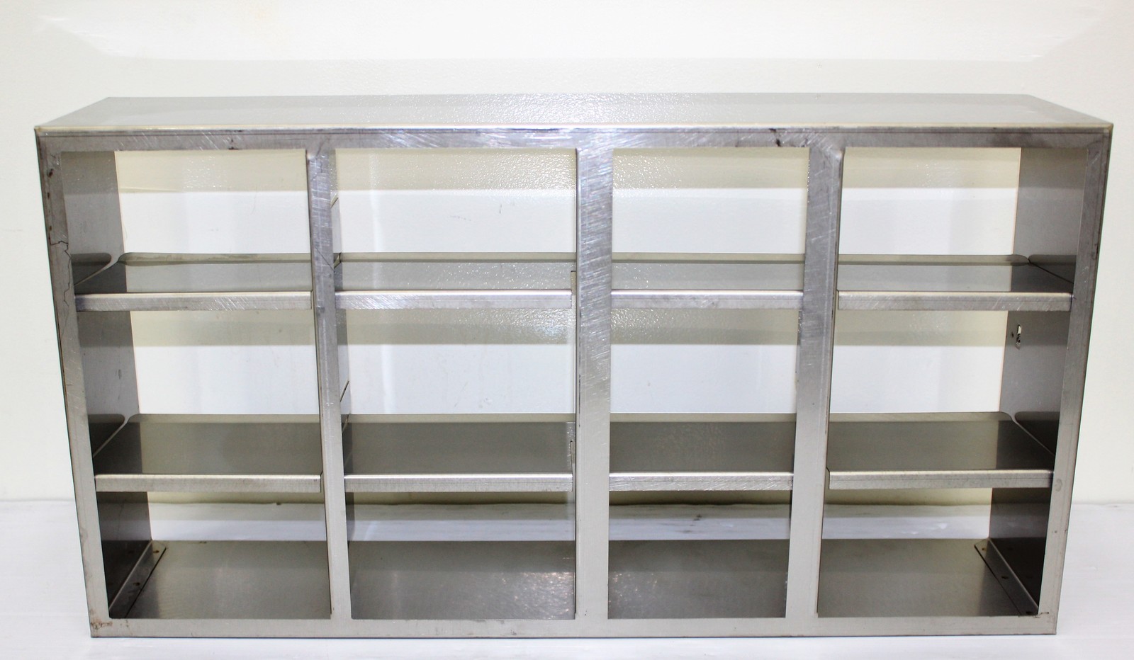 N/A Stainless Steel Freezer Rack ULT Holds 12 Boxes Adjustable Shel (3364444)