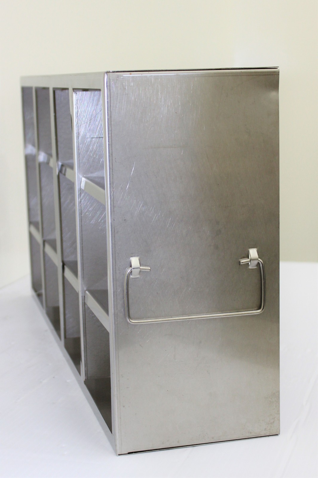 N/A Stainless Steel Freezer Rack ULT Holds 12 Boxes Adjustable Shel (3364444)