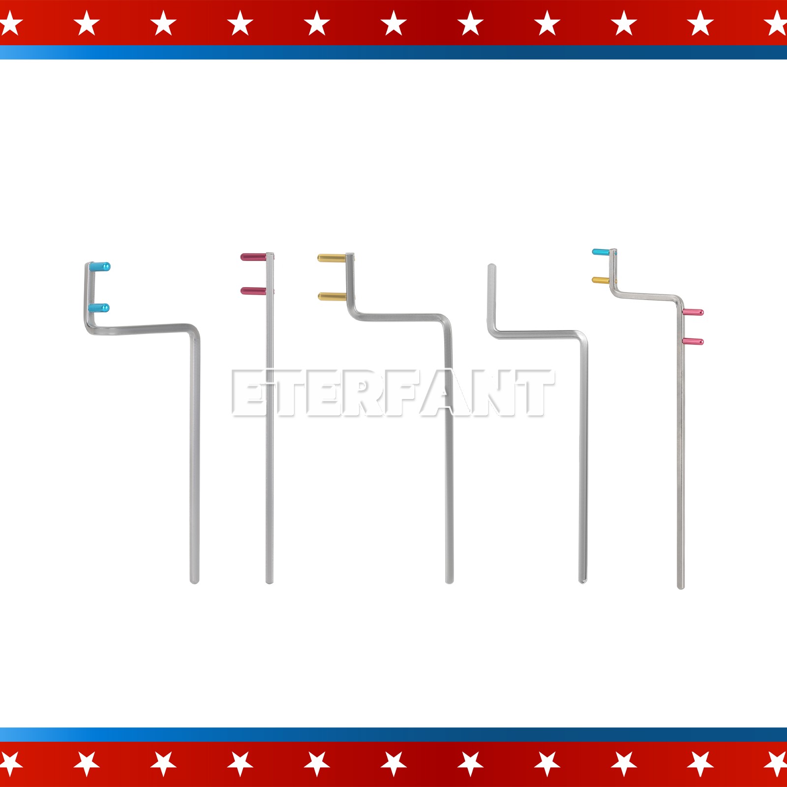 5PCs Dental X-Ray XCP-DS Fit Anterior/Bite wing/Posterior/Endodontic Arm Kit US