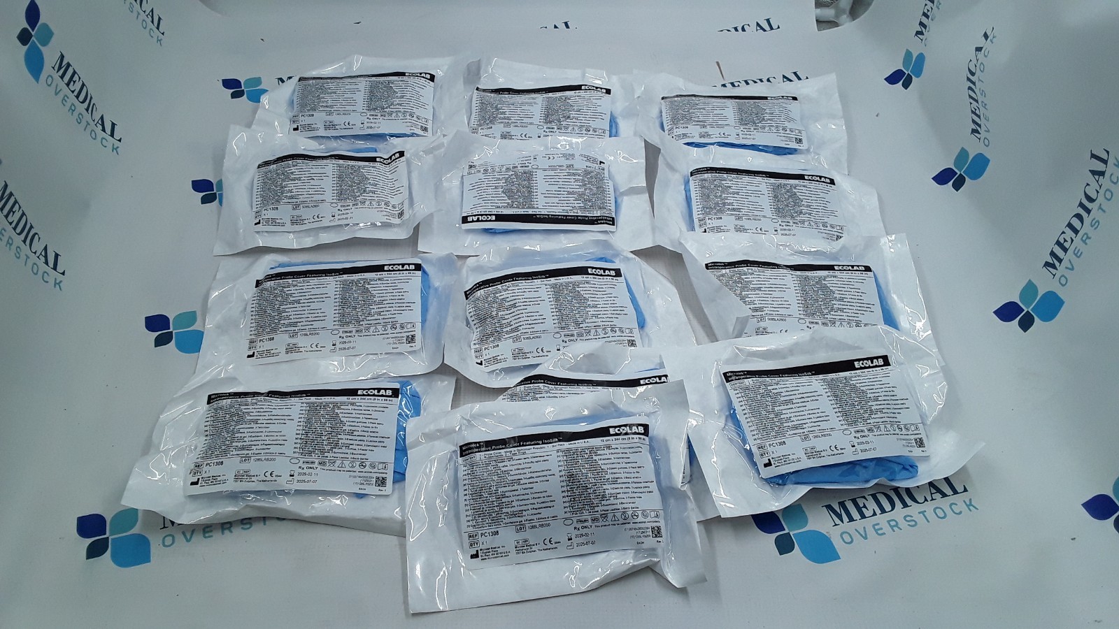 Ecolab Microtek Intraoperative Probe Cover w/ IsoSilk 12x244cm PC1308 Lot of 13