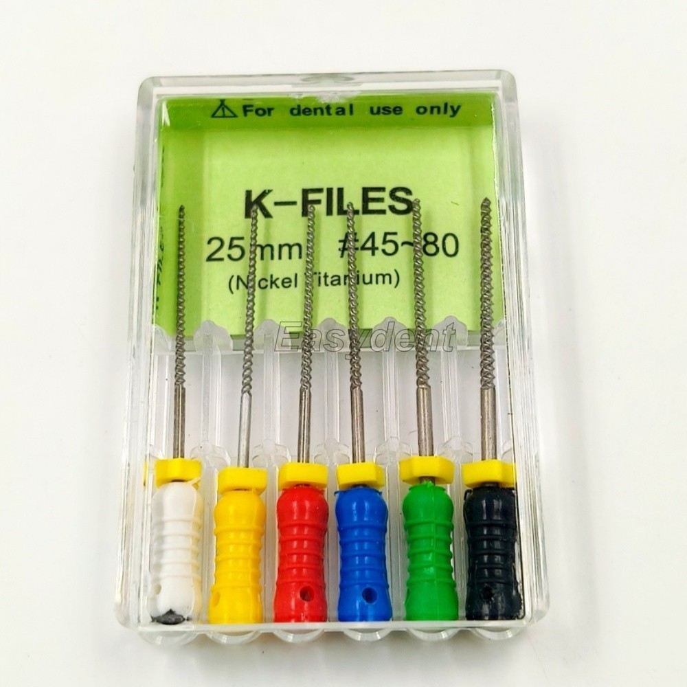Dental Niti Nickel Titanium H/K-FILES Endo Hand Root Canal File 21/25/31 mm