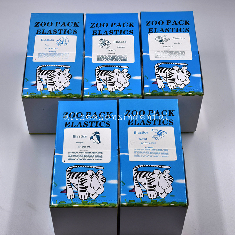 50 Packs Dental Orthodontic Rubber Bands Elastics Latex Braces 15 Sizes Choose